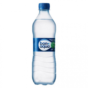 Вода чистая питьевая, газированная первой категории "Bon Aqua" - 