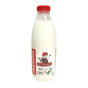 Молоко питьевое пастеризованное с м.д.ж. 3,2% ТМ "Пестравка" - 4 607 002 650 781