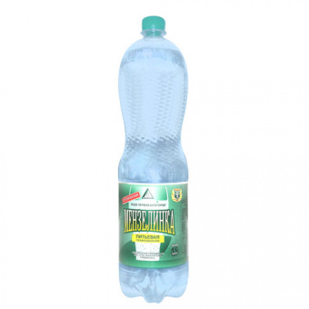 Вода питьевая первой категории артезианская газированная "Мензелинка", ПЭТ бутылка - 4604369000112