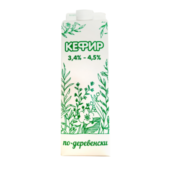 Кефир по- деревенски  с м.д.ж.  3,4- 4,5%  ТМ "Свое Наше" - 4 640 005 660 708