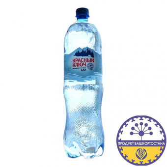 Вода питьевая первой категории из подземных источников негазированная "Красный ключ", ПЭТ бутылка - 