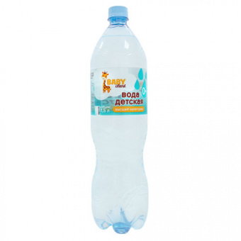 Вода питьевая для детского питания "АКВАНИКА" высшей категории, артезианская, негазированная - 4680036752010