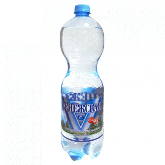 Вода минеральная питьевая природная столовая "Сенежская", гидрокарбонатная кальциево-магниевая, газированная - 4600286001201