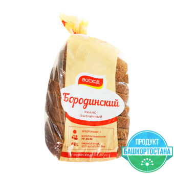 Хлеб ржано-пшеничный "Бородинский" формовой - 4 607 005 461 858