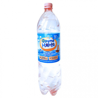 Вода питьевая артезианская "Фруто Няня детская вода", высшей категории качества. Кондиционированная. Негазированная, ПЭТ бутылка - 4600338001616