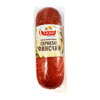 Колбаса варено – копченая "Сервелат Финский", ТМ "Тавр" - 4 690 411 009 011
