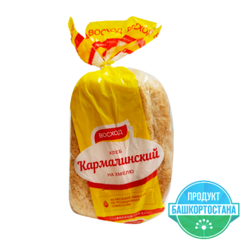 Хлеб "Кармалинский на хмелю" из муки пшеничной хлебопекарной первого сорта, формовой, ТМ "Восход" - 4 607 005 460 981