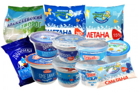 Результаты исследования молочных продуктов (продолжение) с маркой "Продукт Башкортостана"