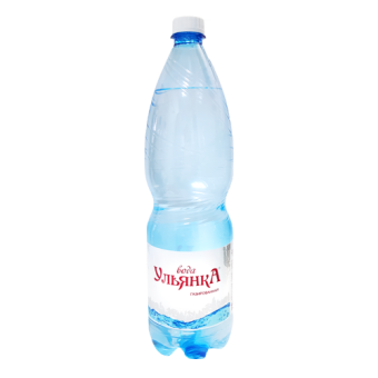 Вода минеральная природная питьевая столовая газированная, гидрокарбонатная натриевао - кальциевая, ТМ "Ульянка" - 4 607 194 260 058