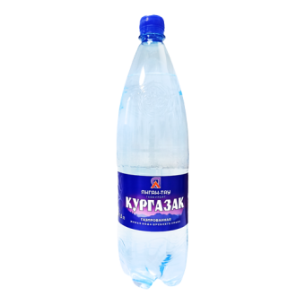 Вода минеральная природная питьевая столовая гидрокарбонатная магниево-кальциевая, газированная ТМ "Кургазак" - 4 607 082 170 018