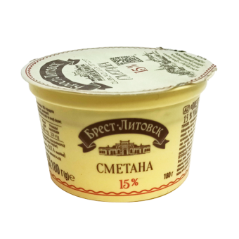 Сметана с м.д.ж. 15 % ТМ "Брест -Литовск" - 4 810 268 032 417