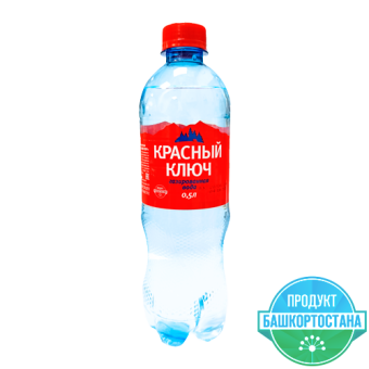Природная питьевая вода из подземных источников газированная "Красный ключ" - 4 607 033 010 011