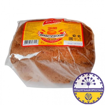Хлеб Диабетический Ржаной формовой, в упаковке - 4607005461148