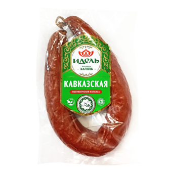 Колбаса полукопченая "Кавказская" из мяса кур 2с. - 