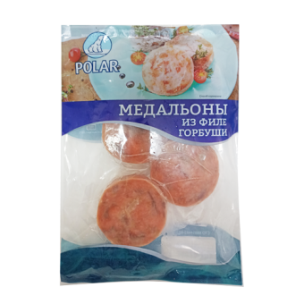 Медальоны из филе горбуши дальневосточной ТМ "ПОЛАР СИФУД РАША" - 