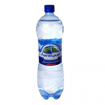Вода минеральная природная питьевая лечебно-столовая хлоридно-сульфатная натриевая "Липецкая", газированная - 4601025108939