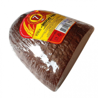 Хлеб "Энергия ржи", ржано-пшеничный, подовый, нарезанный (часть изделия в упаковке) - 4607080590801