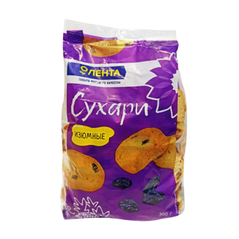 Сухари "С изюмом" ТМ "Посольство вкусной еды" - 4 606 068 289 416