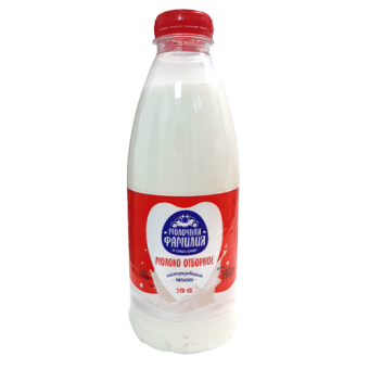 Молоко цельное отборное питьевое пастеризованное с м.д.ж. 3,4-6%, ТМ "Молочная Фамилия" - 4 660 059 181 202