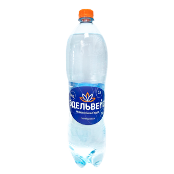Вода минеральная природная питьевая лечебно-столовая "Эдельвейс" газированная хлоридно-сульфатная натриевая - 4 603 334 000 201