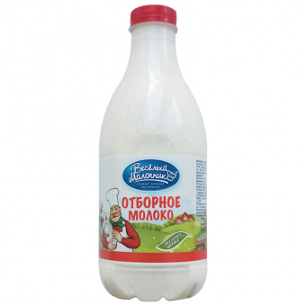 Молоко пастеризованное "Веселый молочник", м.д.ж. 3,2% - 