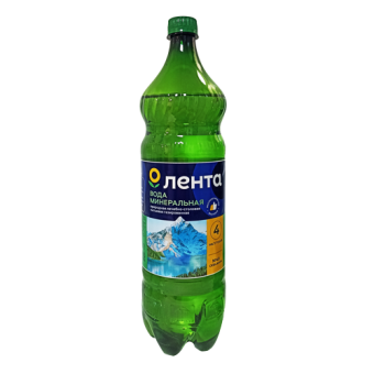 Вода минеральная природная лечебно-столовая питьевая "Нагутская-4" газированная   ТМ "Лента" - 4 606 068 692 957