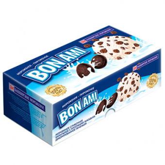 Мороженое ванильное BON AMI, с м.д.ж. 8 % - 