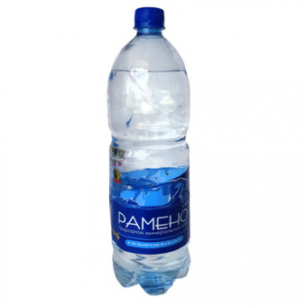 Вода минеральная природная питьевая столовая "Рамено", газированная, гидрокарбонатная магниево-кальциевая - 4600831104067