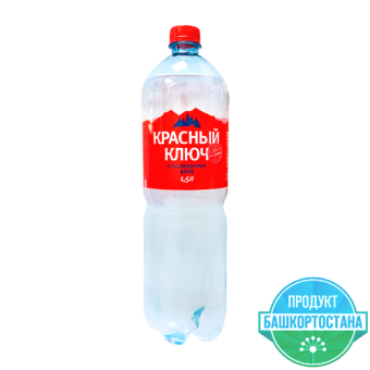 Природная питьевая вода из подземных источников газированная ТМ "Красный ключ" - 4 607 033 010 028