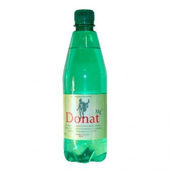 Вода минеральная питьевая лечебная "DONAT", газированная, ПЭТ бутылка - 