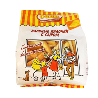 Хлебные палочки с сыром ТМ "Семейка Озби" - 4 600 925 006 574