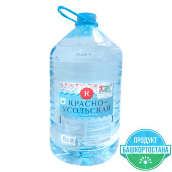 Вода негазированная питьевая из подземных источников очищенная первой категории ТМ "Красноусольская" - 4 607 116 170 410