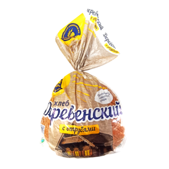 Хлеб "Деревенский" с отрубями формовой - 4 607 041 442 408