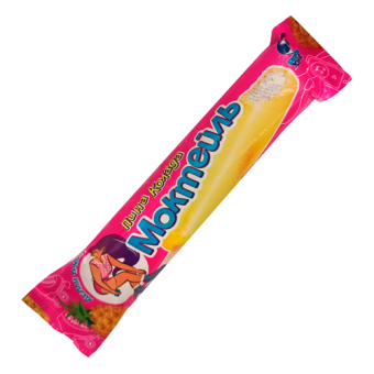 Эскимо со вкусом "Пина колада" с замороженной глазурью со вкусом ананаса - 4 607 183 457 186