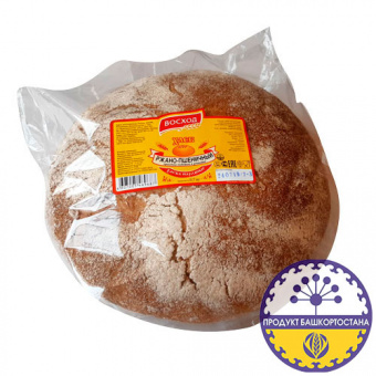 Хлеб Ржано-Пшеничный простой подовый, в упаковке - 4607005469687
