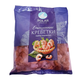 Креветки очищенные варено-мороженые ТМ "ПОЛАР СИФУД РАША" - 4 670 012 692 027