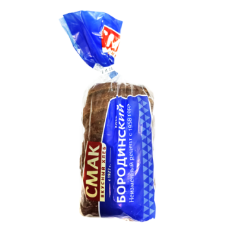 Хлеб "Бородинский" формовый,   ТМ "Смак" - 4 603 413 005 325