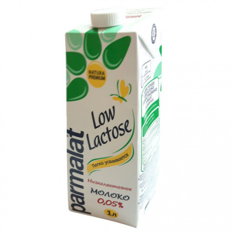 Молоко питьевое низколактозное ультрапастеризованное пармалат обезжиренное 0,05% ТМ" Parmalat (Natura Premium)" - 4601662004762