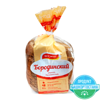 Хлеб ржано-пшеничный "Бородинский" ТМ "Восход" - 4 607 005 461 858