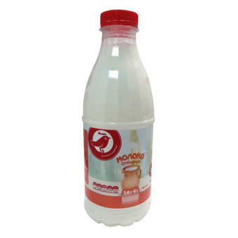 Молоко цельное отборное питьевое с м.д.ж. 3,4-6% , ТМ " Ашан" - 4 690 363 082 063