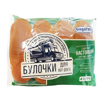 Булочка для хот-дога ТМ "Багерстат Рус" - 4 607 170 213 214