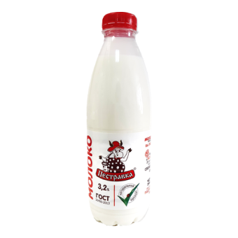 Молоко питьевое пастеризованное с мдж 3,2% ТМ "Пестравка" - 4 607 002 650 781