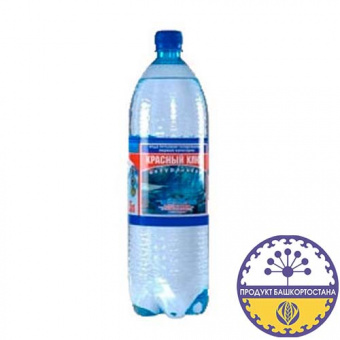 Вода питьевая первой категории из подземных источников газированная "Красный ключ", ПЭТ бутылка - 