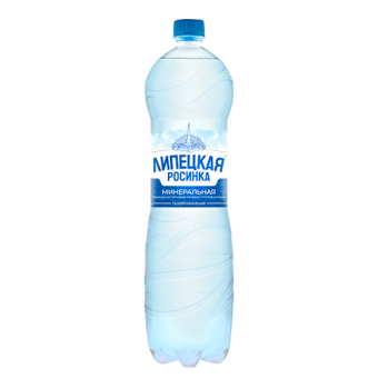 Вода минеральная природная питьевая лечебно-столовая газированная "Липецкая", ТМ "Липецкая Росинка" - 