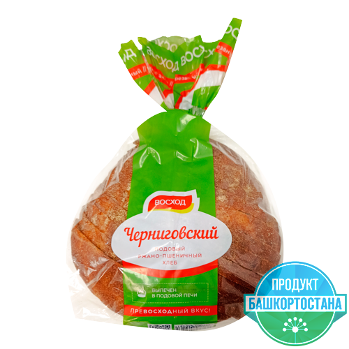 Хлеб "Черниговский" ржано-пшеничный подовый ТМ "Восход"