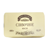 Масло сладкосливочное несоленое "Брест-Литовск" м.д.ж. 82,5 % высший сорт, ТМ "Брест-Литовск"