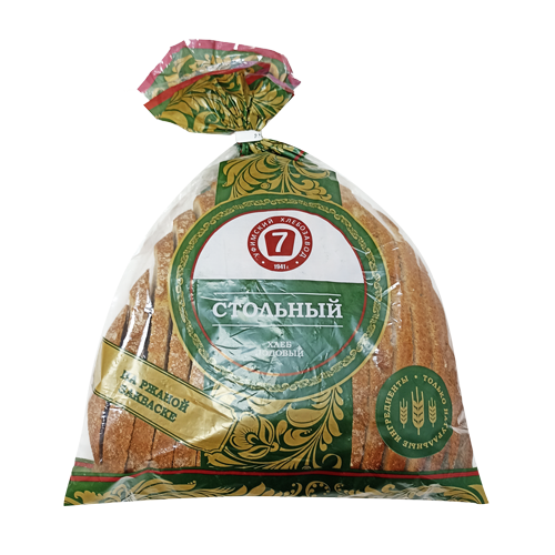 Хлеб "Стольный" ТМ "Уфимский хлебозавод № 7" подовый, из смеси ржаной и пшеничной муки