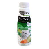 Йогурт, обогащенный витаминным комплексом ( А, Е ,D3, В6) с грушей, медом и лемонграссом, с м.д.ж. 1,0%