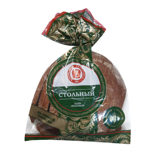 Хлеб "Стольный" подовый, нарезанный, ТМ "Уфимский хлебозавод 7"