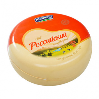 Сыр "Российский" м.д.ж. 50,0% - 